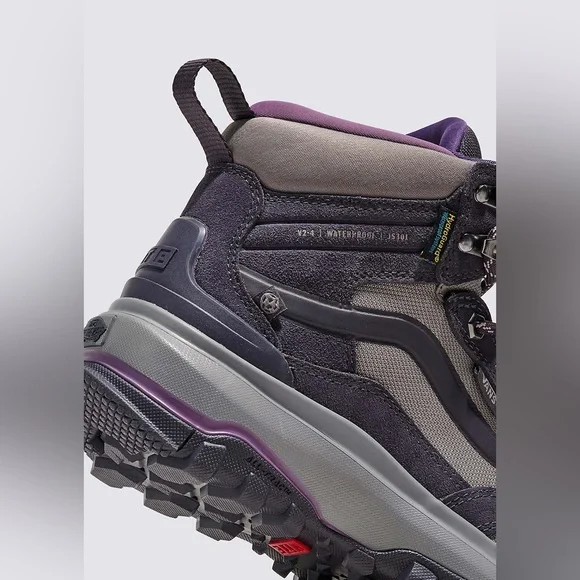 Vans MTE Crestline Waterproof Dark Grey Purple Men's 8 / Women’s 9.5 NWT - Picture 6 of 6
